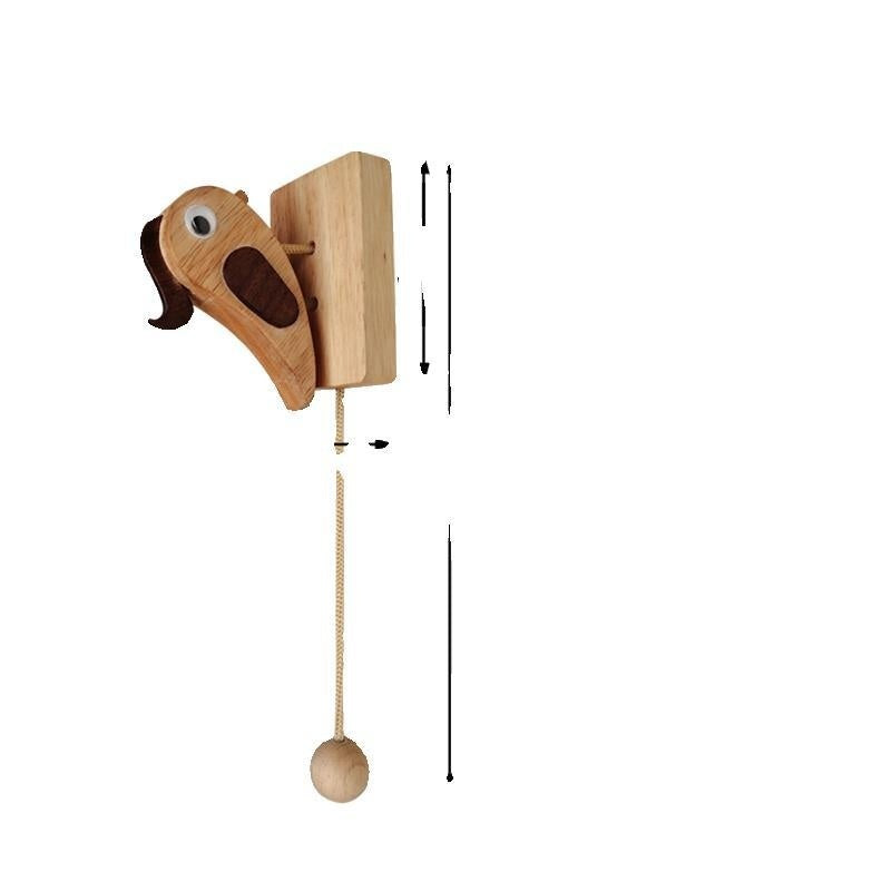 Creative Handmade Doorbell Woodpecker Knocker