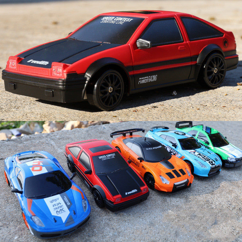 "4WD RC Drift Car - GTR & AE86 Models, Remote Control Racing Toy"