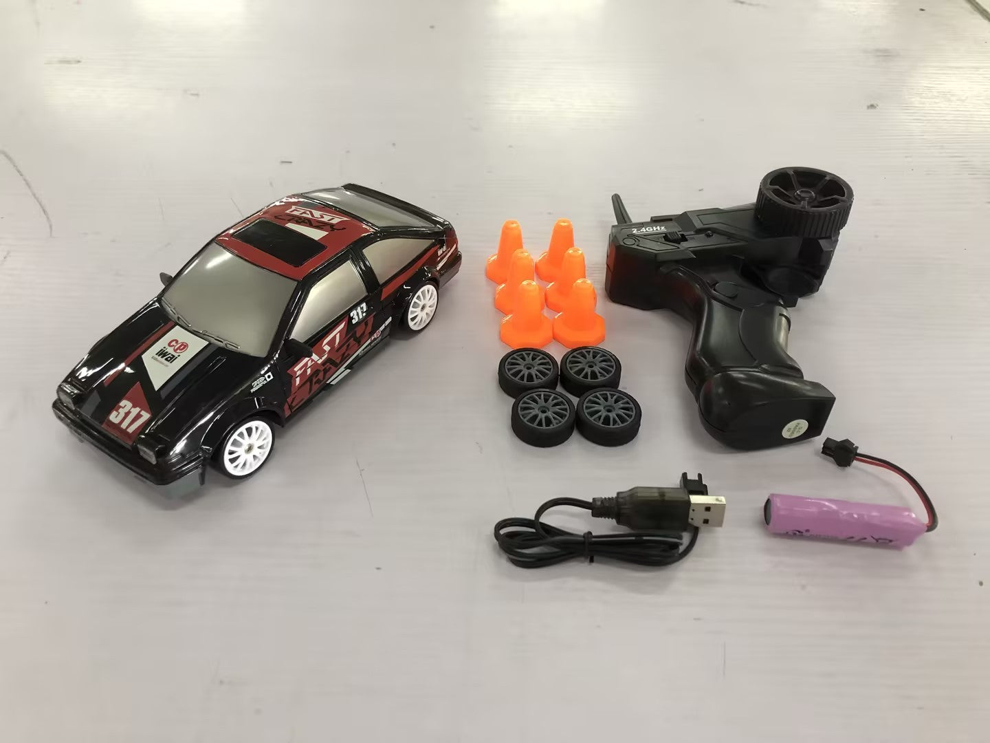 "4WD RC Drift Car - GTR & AE86 Models, Remote Control Racing Toy"