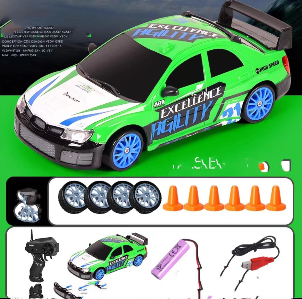 "4WD RC Drift Car - GTR & AE86 Models, Remote Control Racing Toy"