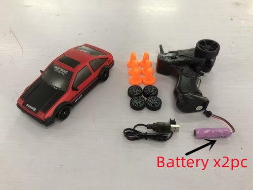 "4WD RC Drift Car - GTR & AE86 Models, Remote Control Racing Toy"