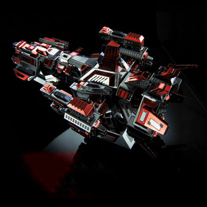 Microworld Flame Spaceship DIY Metal Puzzle