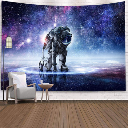 Space Astronaut Art Wall Digital Printing Tapestry
