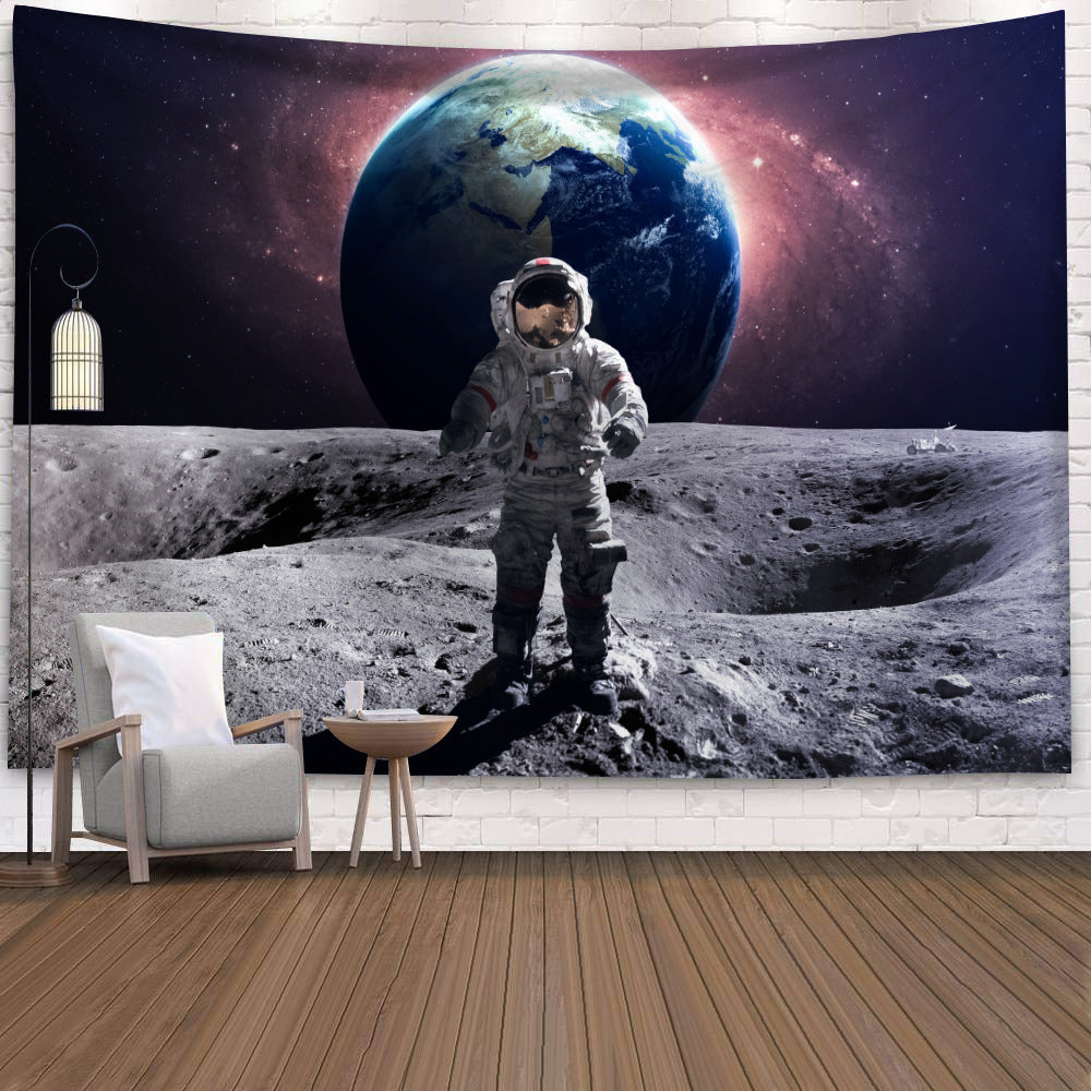 Space Astronaut Art Wall Digital Printing Tapestry