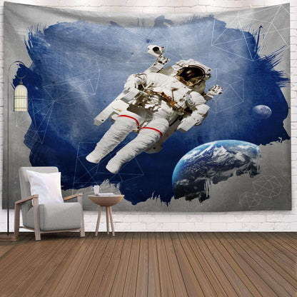 Space Astronaut Art Wall Digital Printing Tapestry