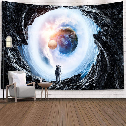 Space Astronaut Art Wall Digital Printing Tapestry