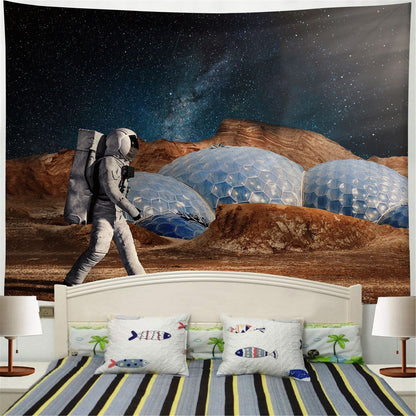 Space Astronaut Art Wall Digital Printing Tapestry