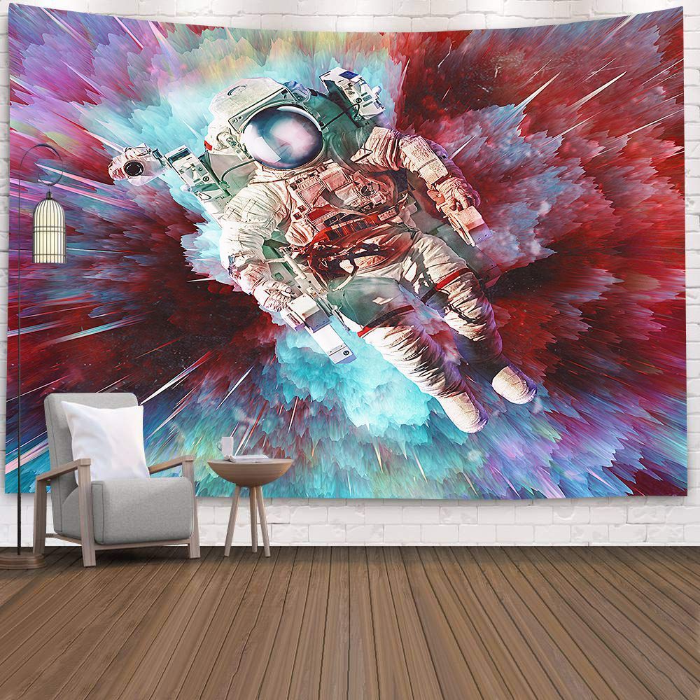 Space Astronaut Art Wall Digital Printing Tapestry