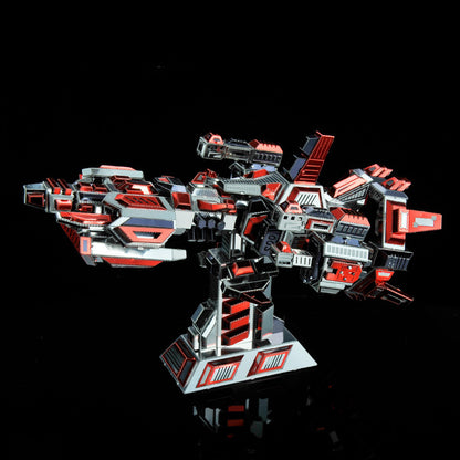 Microworld Flame Spaceship DIY Metal Puzzle