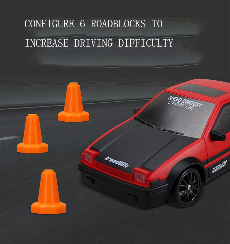 "4WD RC Drift Car - GTR & AE86 Models, Remote Control Racing Toy"
