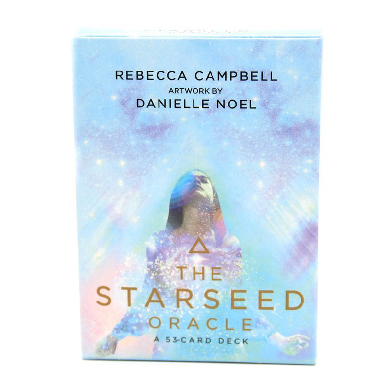 The Starseed Oracle card deck packaging with artwork by Danielle Noel