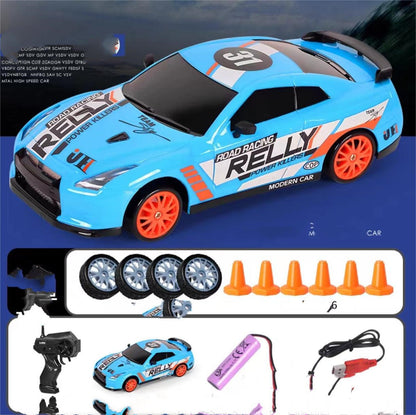 "4WD RC Drift Car - GTR & AE86 Models, Remote Control Racing Toy"