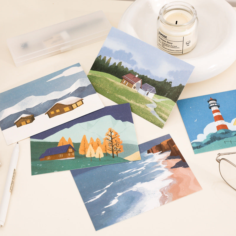 15 Travel Diaries Wall Decor Cards