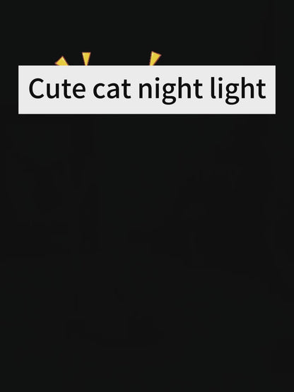 Creative Sleeping Cat Small Night Lamp Night Charging Pat Lamp